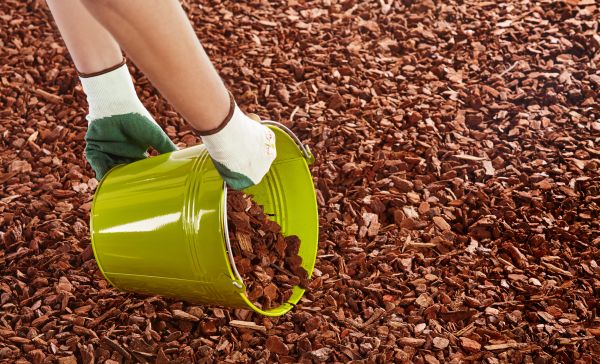 Wood Chip Landscaping in Van Nuys