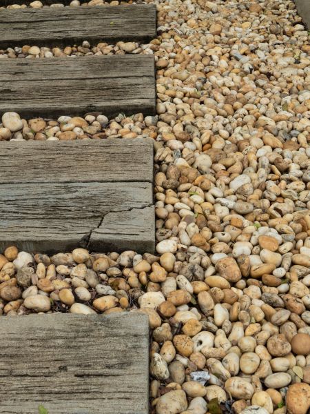 Pea Rock Installation in Van Nuys