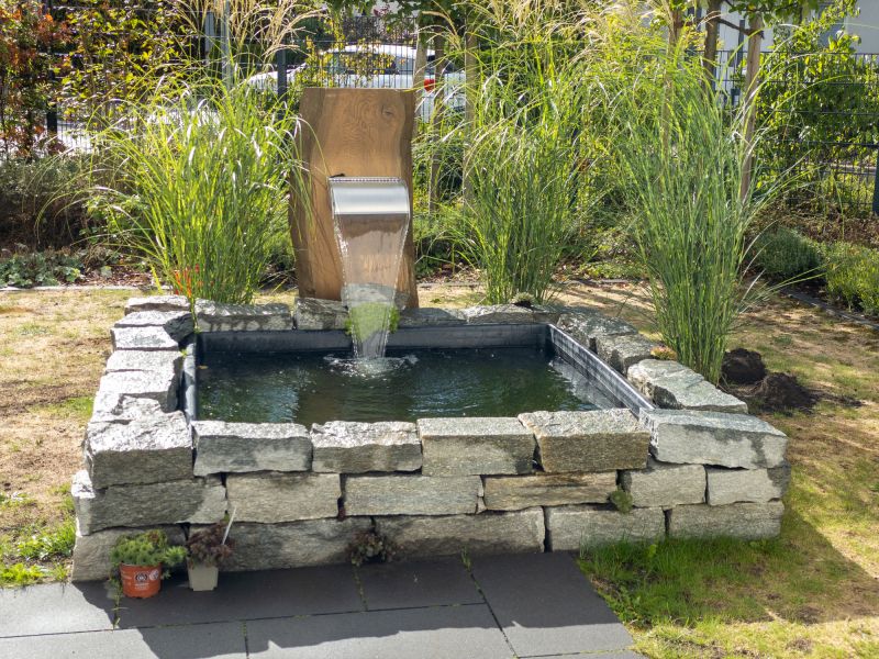Garden Fountain Installation