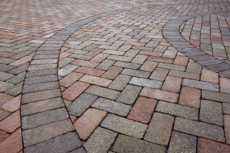 Paver Patio with Elegant Pattern